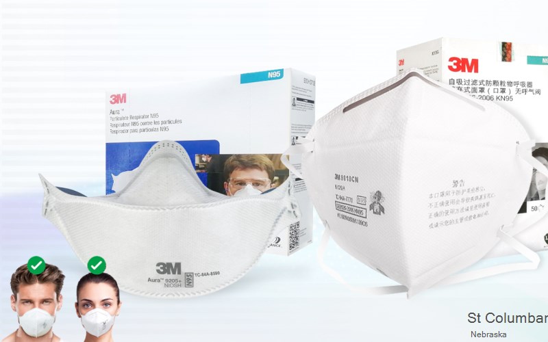 St Columbans Sarpy Nebraska NE N95 mask