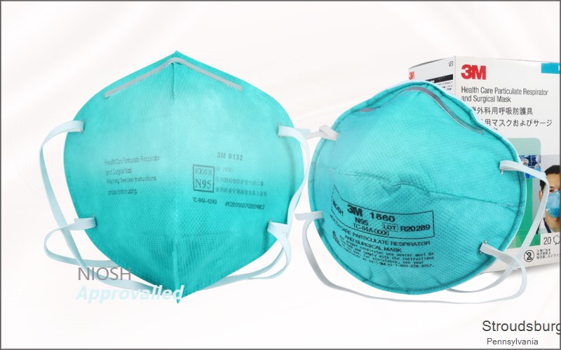 Stroudsburg Monroe Pennsylvania PA N95 mask