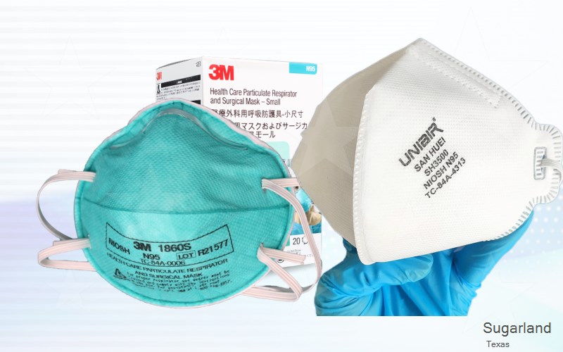 Sugarland Fort Bend Texas TX N95 mask