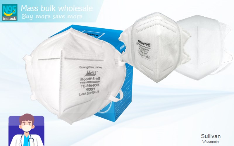 Sullivan Jefferson Wisconsin WI N95 mask