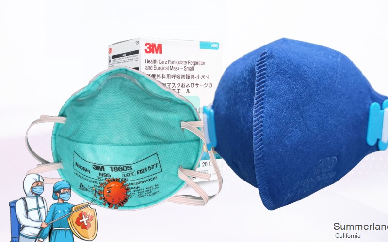 Summerland Santa Barbara California CA N95 mask