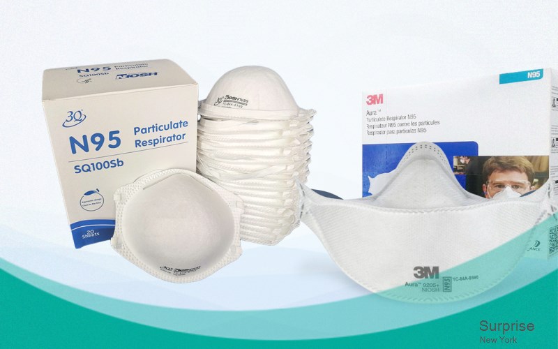 Surprise Greene New York NY N95 mask