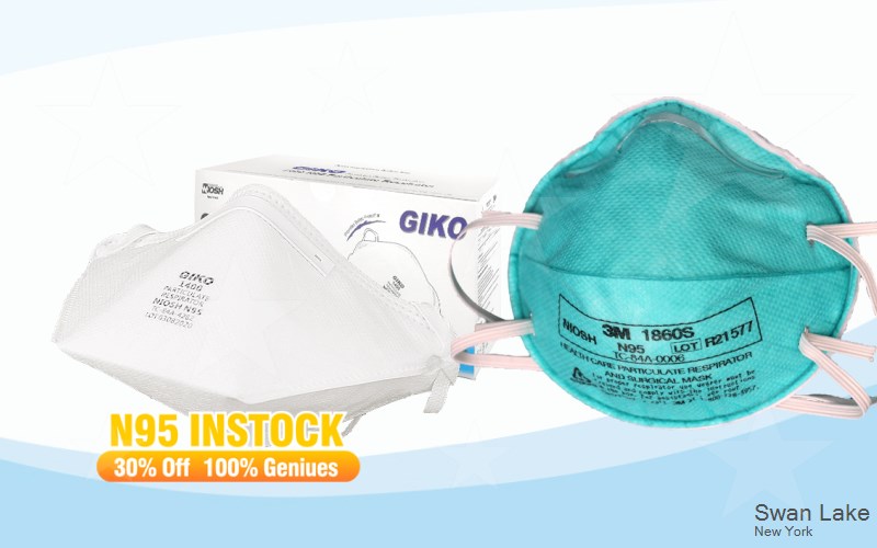 Swan Lake Sullivan New York NY N95 mask