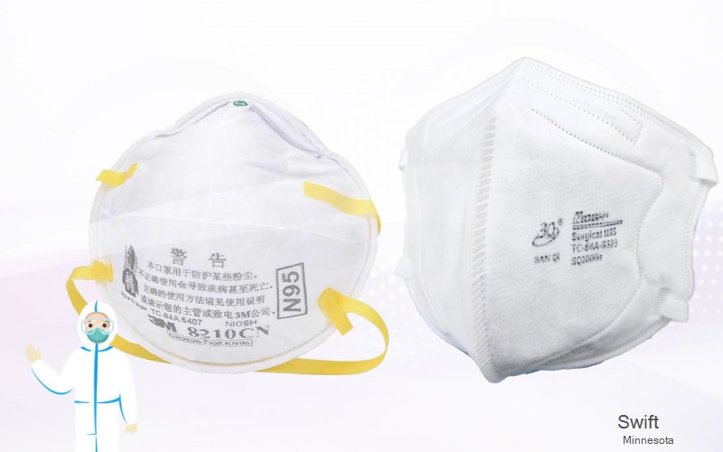 Swift Roseau Minnesota MN N95 mask