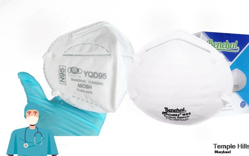 Temple Hills Prince Georges Maryland MD N95 mask
