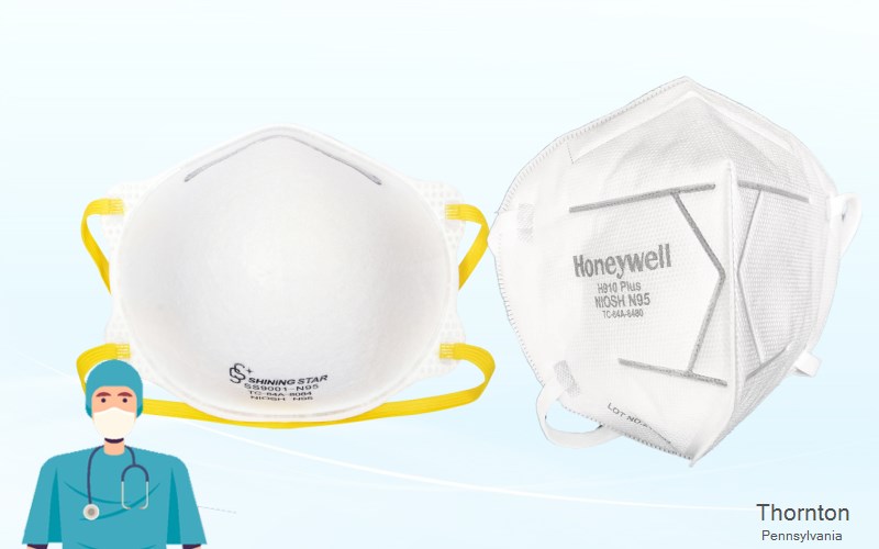 Thornton Delaware Pennsylvania PA N95 mask