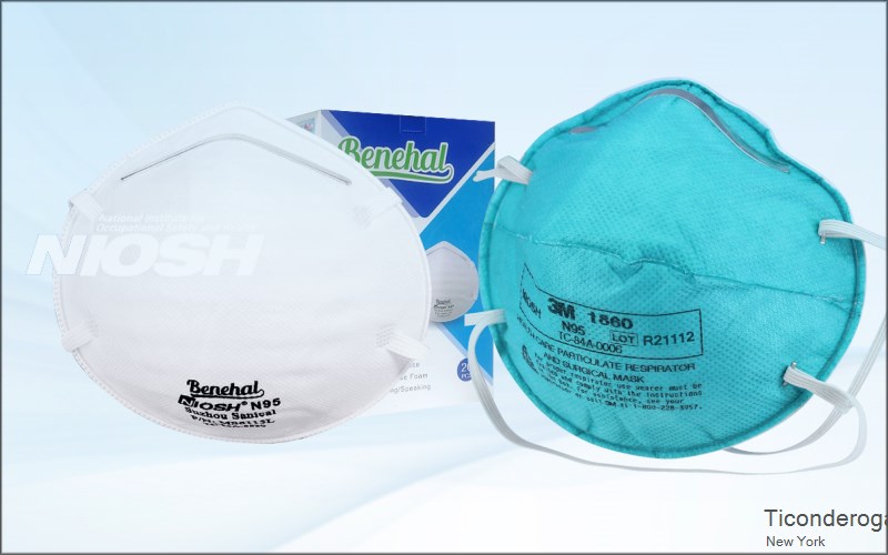 Ticonderoga Essex New York NY N95 mask