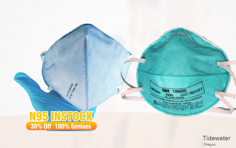 Tidewater Lincoln Oregon OR N95 mask