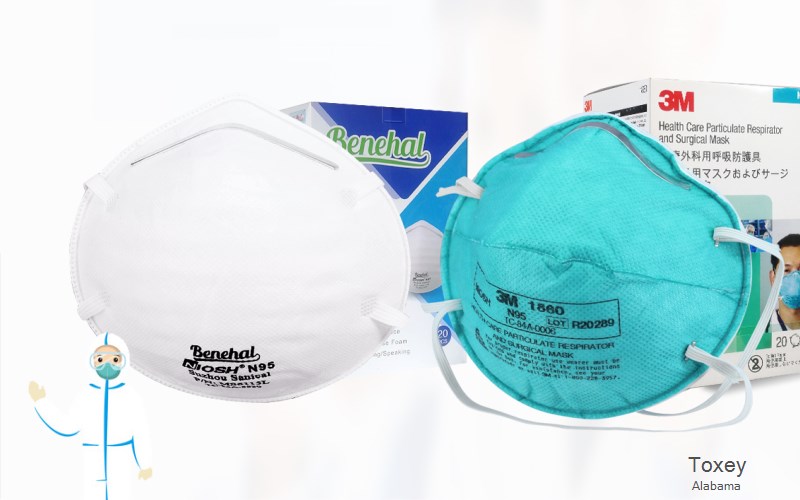 Toxey Choctaw Alabama AL N95 mask
