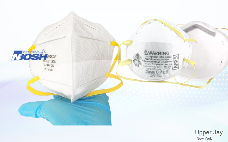Upper Jay Essex New York NY N95 mask