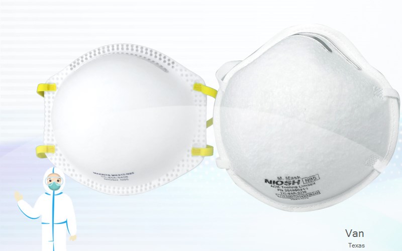 Van Van Zandt Texas TX N95 mask
