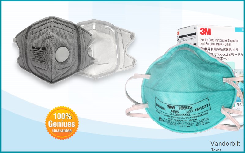 Vanderbilt Jackson Texas TX N95 mask