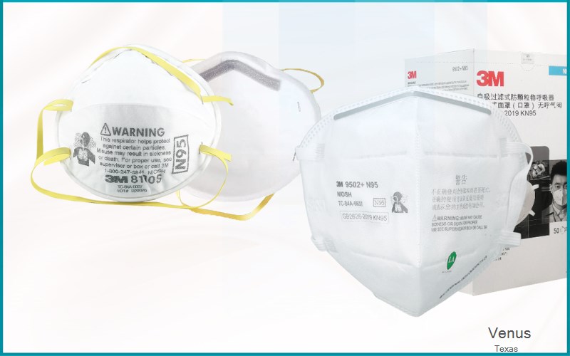 Venus Johnson Texas TX N95 mask