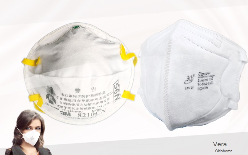 Vera Washington Oklahoma OK N95 mask