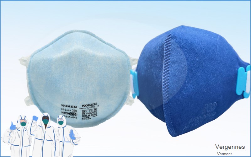Vergennes Addison Vermont VT N95 mask
