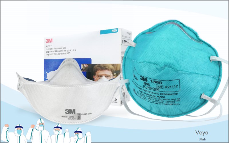 Veyo Washington Utah UT N95 mask