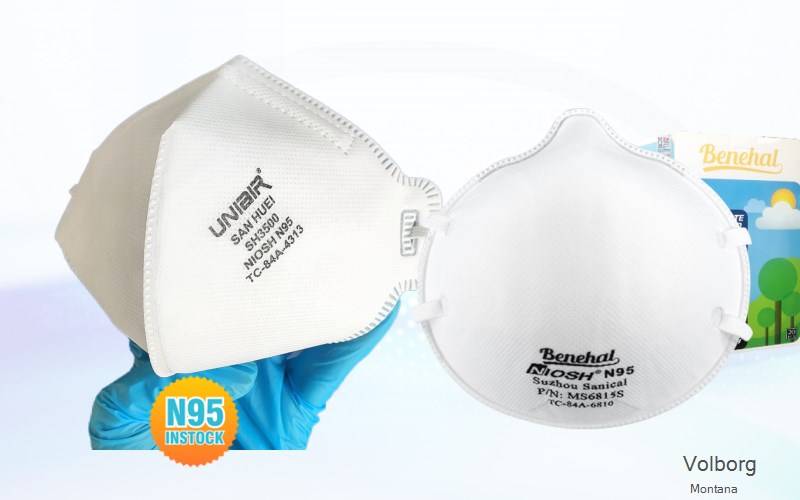 Volborg Custer Montana MT N95 mask