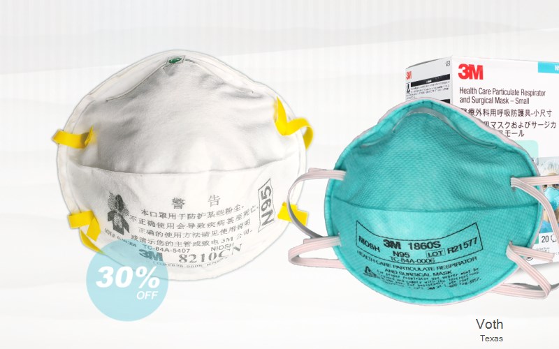 Voth Jefferson Texas TX N95 mask