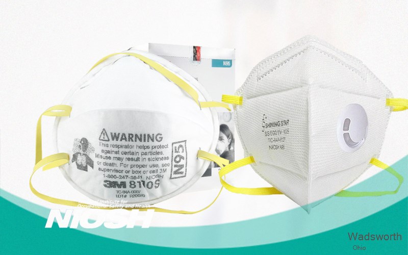 Wadsworth Medina Ohio OH N95 mask