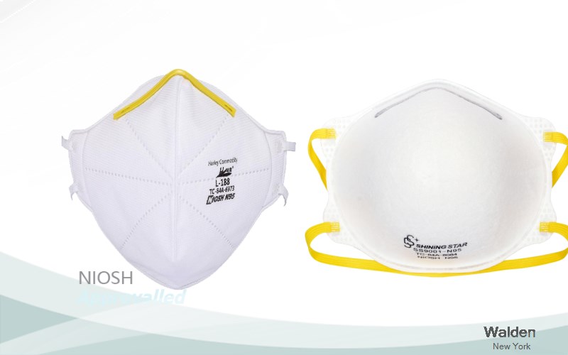 Walden Orange New York NY N95 mask