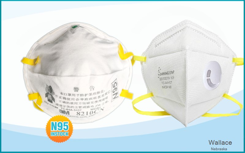 Wallace Lincoln Nebraska NE N95 mask