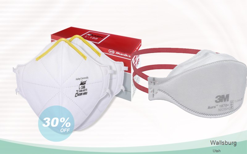 Wallsburg Wasatch Utah UT N95 mask