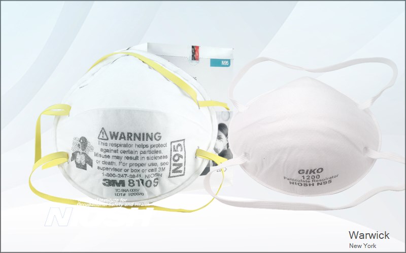 Warwick Orange New York NY N95 mask