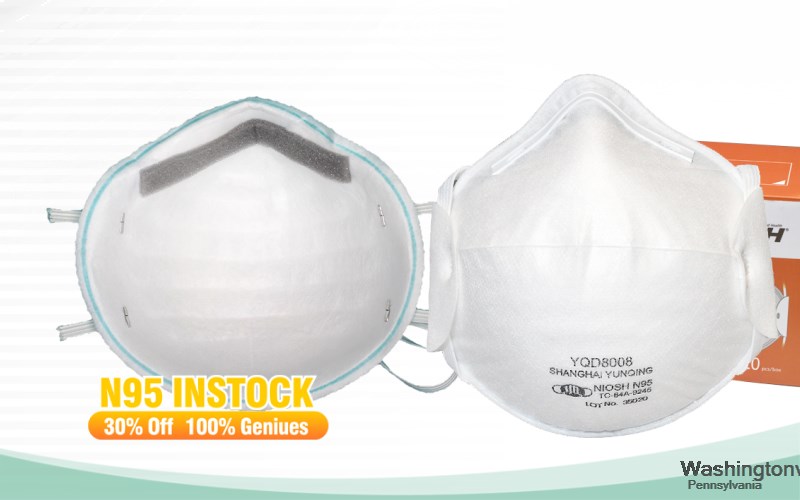 Washingtonville Montour Pennsylvania PA N95 mask