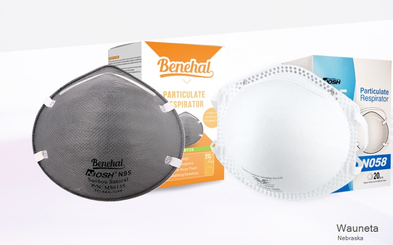 Wauneta Chase Nebraska NE N95 mask