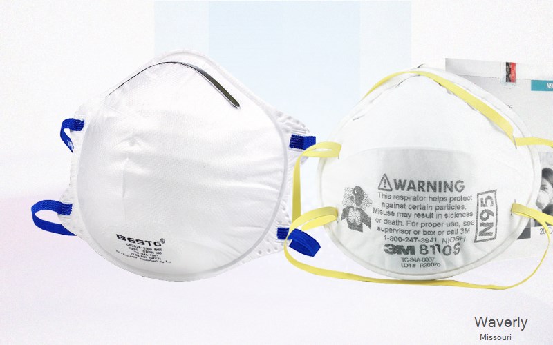 Waverly Lafayette Missouri MO N95 mask