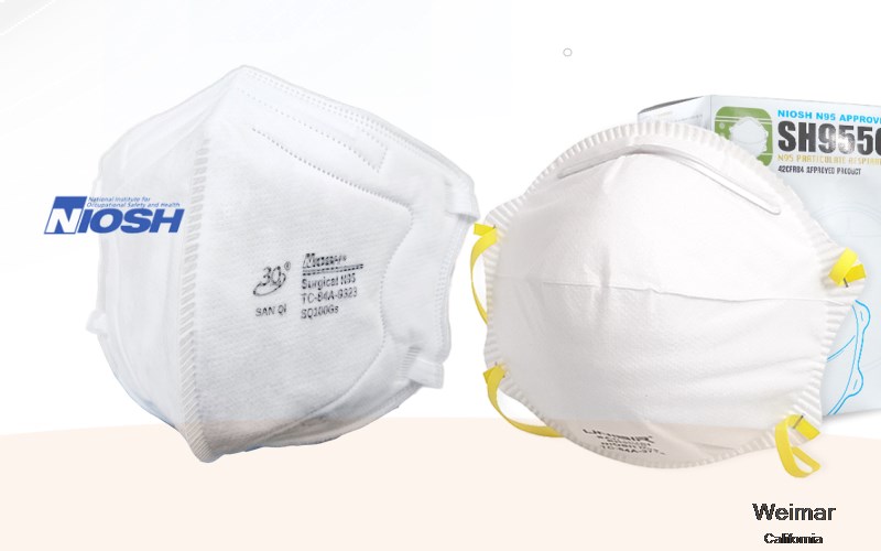 Weimar Placer California CA N95 mask