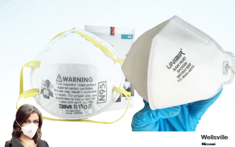 Wellsville Montgomery Missouri MO N95 mask