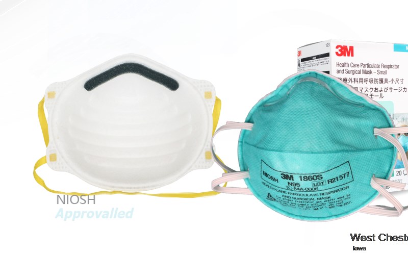 West Chester Washington Iowa IA N95 mask