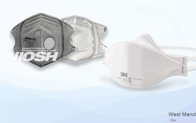 West Manchester Preble Ohio OH N95 mask