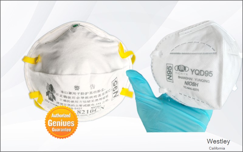 Westley Stanislaus California CA N95 mask