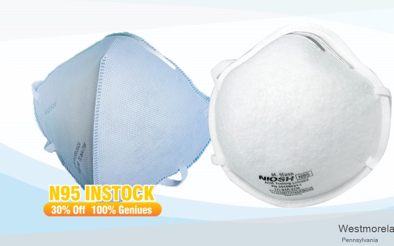 Westmoreland City Westmoreland Pennsylvania PA N95 mask