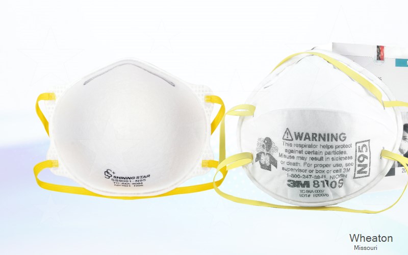 Wheaton Barry Missouri MO N95 mask