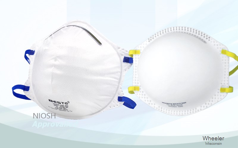 Wheeler Dunn Wisconsin WI N95 mask