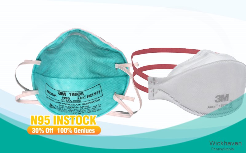 Wickhaven Fayette Pennsylvania PA N95 mask