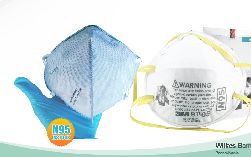 Wilkes Barre Luzerne Pennsylvania PA N95 mask