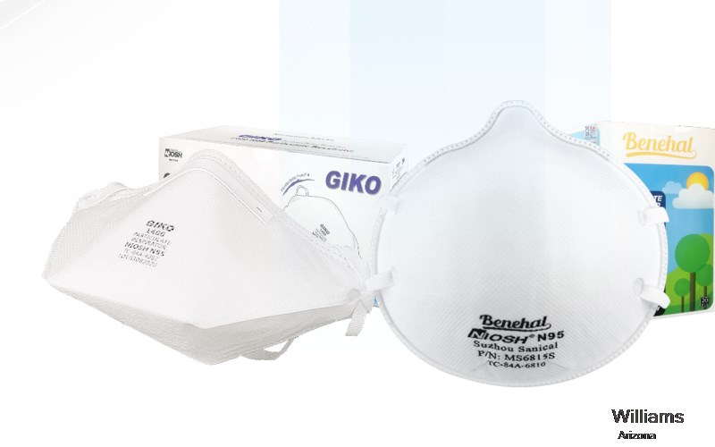Williams Coconino Arizona AZ N95 mask