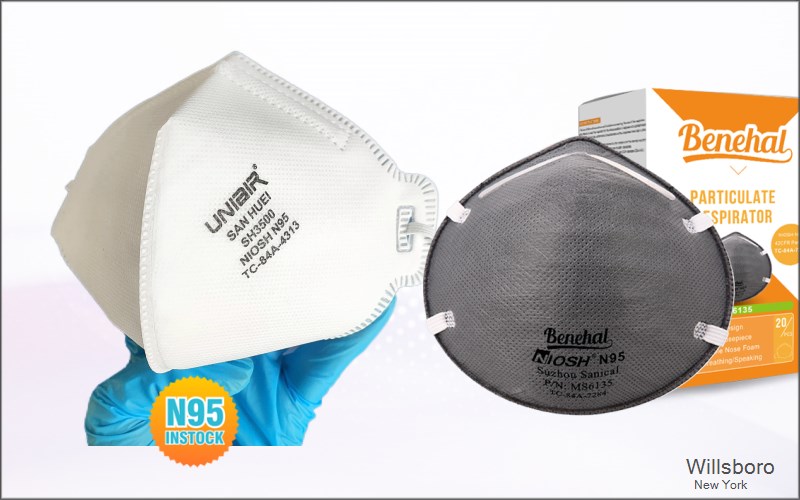 Willsboro Essex New York NY N95 mask