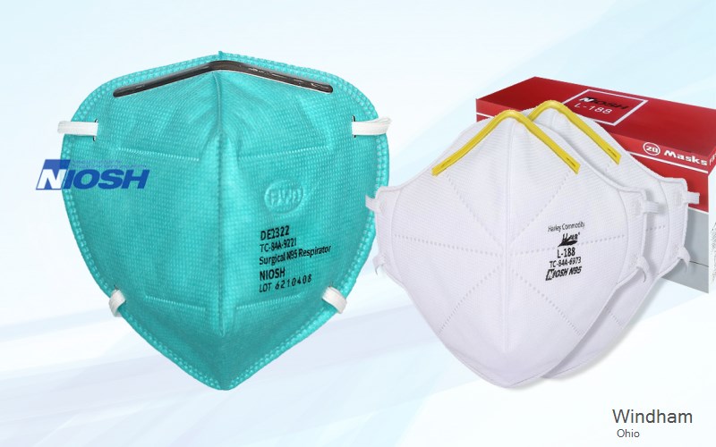 Windham Portage Ohio OH N95 mask