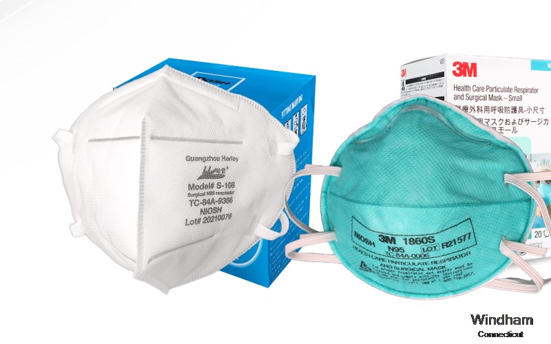 Windham Windham Connecticut CT N95 mask
