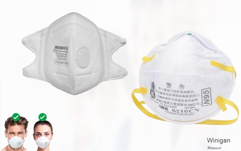 Winigan Sullivan Missouri MO N95 mask