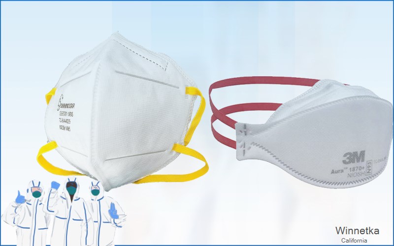 Winnetka Los Angeles California CA N95 mask
