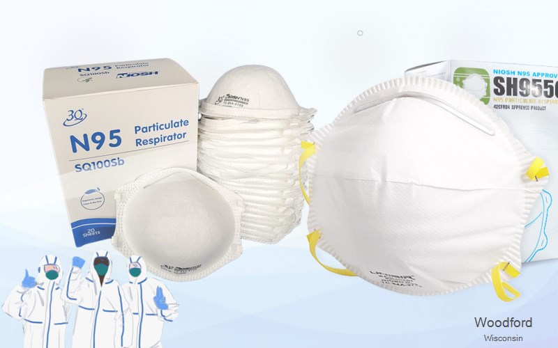 Woodford Lafayette Wisconsin WI N95 mask