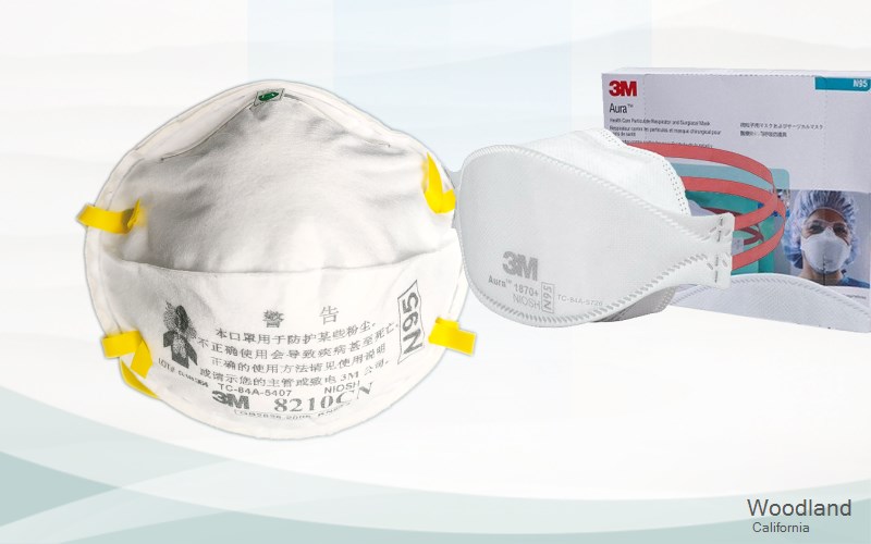 Woodland Yolo California CA N95 mask