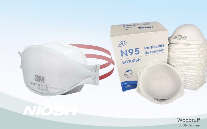 Woodruff Spartanburg South Carolina SC N95 mask