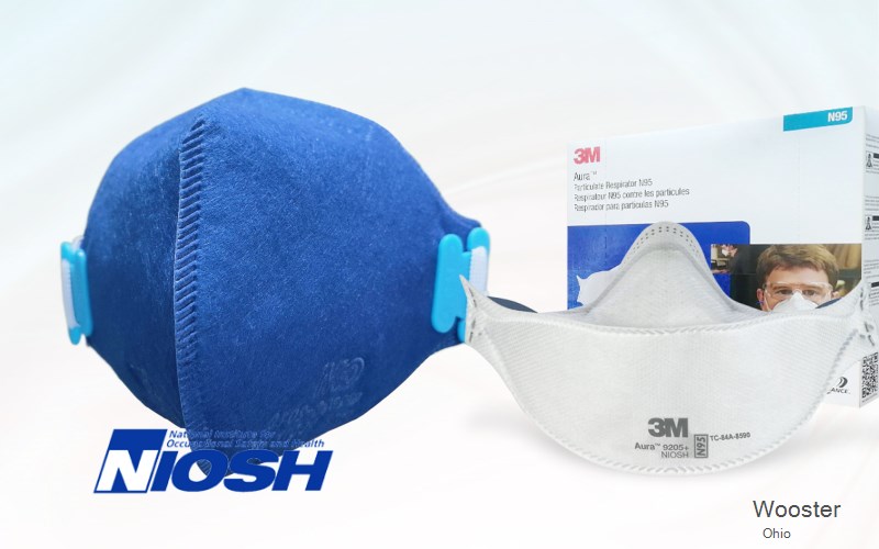 Wooster Wayne Ohio OH N95 mask